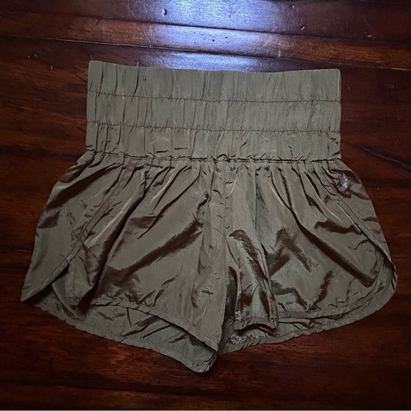 Free People Movement The Way Home Shorts Women's S Small Medium Army Green - Picture 2 of 9